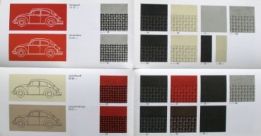 Volkswagen Modelprogram 1969 Color and Upholstery Carbrochure (9616)